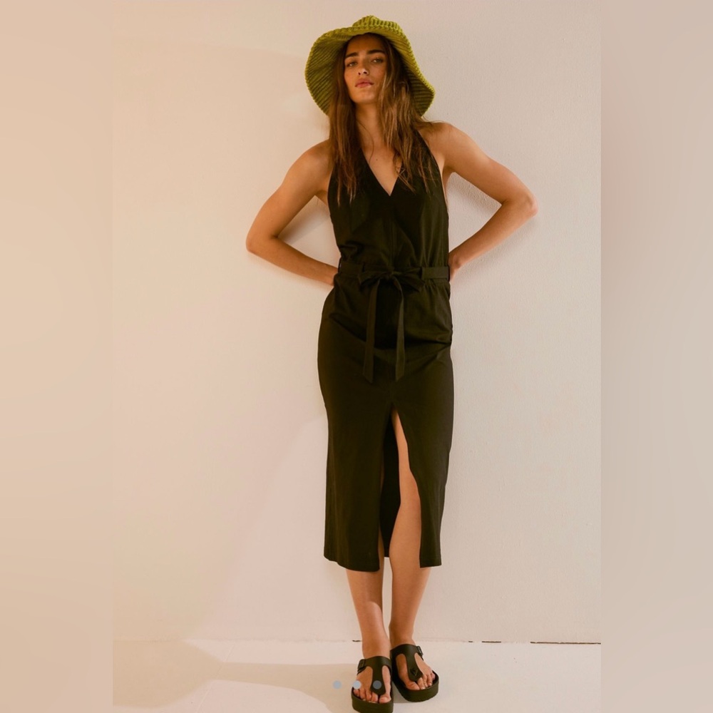 FP Beach Black Halter Dress - Picture 4 of 9